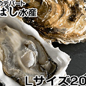 【ふるさと納税】釧路管内産活牡蠣（Lサイズ）20個入 Ka302-B006