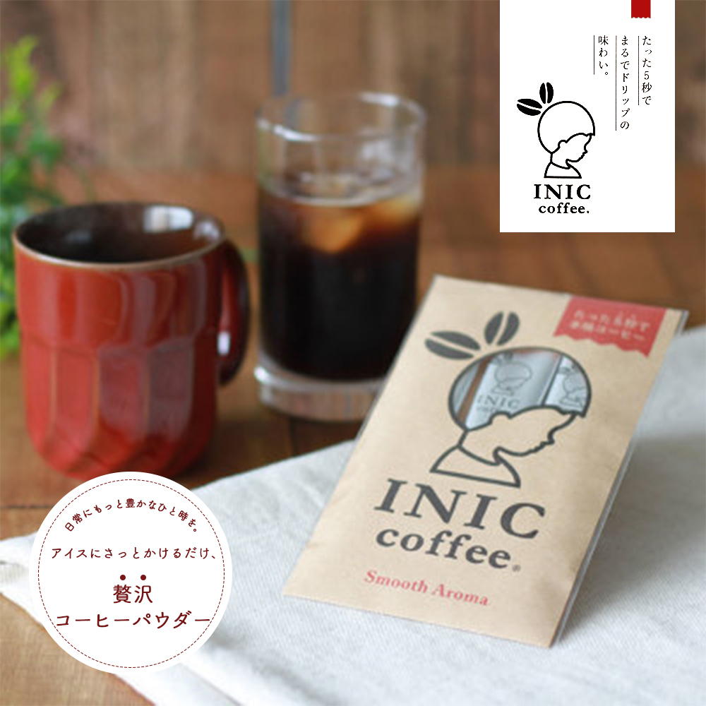 INICcoffee イニック インスタントコーヒー スムースアロマ 12g(4g×3袋)