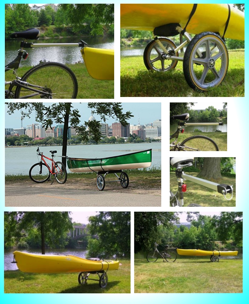 楽天市場 即納 Wike Kayak Surf Sailboard Trailer 自転車でカヤックやカヌーを引っ張る そんな願望を叶える日本で唯一のトレーラー 積載 32kg ボート接地ベース604x711mm サイクル パートナー楽天市場店
