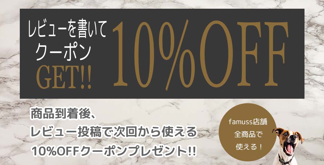 10%OFFクーポンプレゼント！