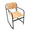 Pipe Stacking Chair With Arm Rest
