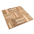 チーク モザイク パネル フローリング (447×447)