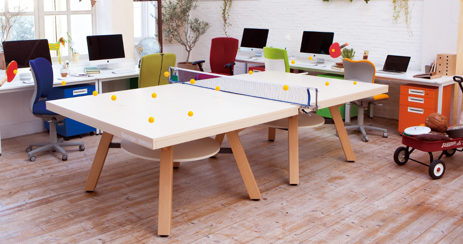 自宅のダイニングテーブルや職場の会議テーブルが卓球台に早変わり♪❤卓球セット