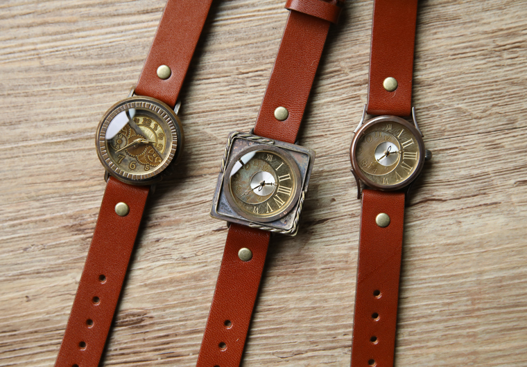 楽天市場】趣ある真鍮のレトロな腕時計 アンティーク調 腕時計 watch 