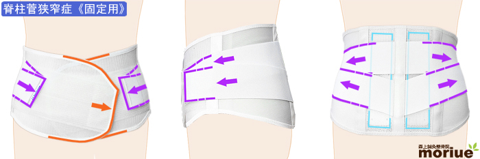 脊柱管狭窄症用腰痛ベルト/サマーベーシック206/全体図