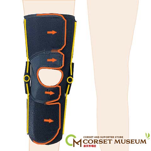 高齢者・医療用膝サポーター：エクスエイドニーライトスポーツ3 軟骨のすり減り、膝の不安定感を防ぎたい方に
