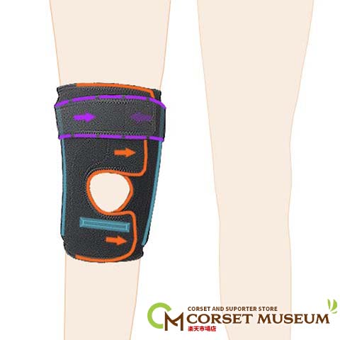 高齢者・医療用膝サポーター：エクスエイドニーアクティブ 膝回りが不安定な方に