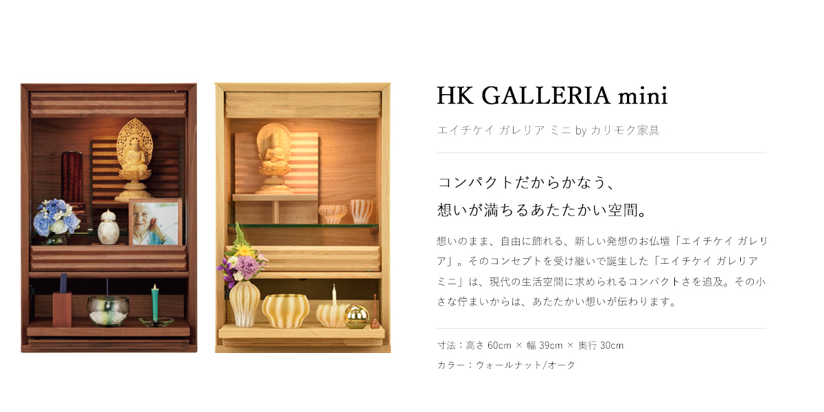 HK GALLERIA mini [エイチケイ ガレリア ミニ] by カリモク家具