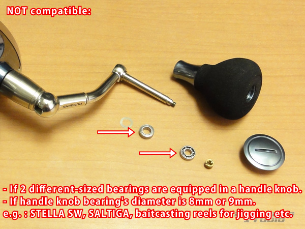 Details about   Daiwa I'ZE FACTORY SLP Works RCS Reel Handle Knob Power Light M or S From Japan 