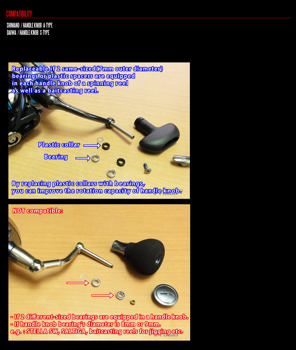 LIVRE Reel monoarm 56S Handle Fortissimo knob for Shimano S2 Titanium Gold JAPAN 