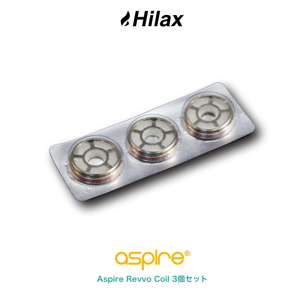 【終了】 Aspire Revvo coil アスパイア レボ 交換用コイル 3個セット 電子タバコ コイル coil クリアロ VAPE ベイプ 爆煙 Hilax