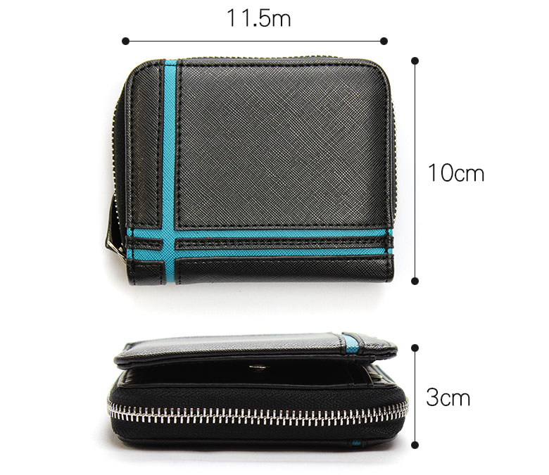 【楽天市場】財布 メンズ 二つ折り 二つ折り財布 コンパクト 黒 