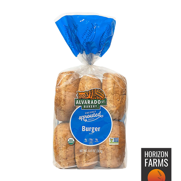 有機 JAS オーガニック 発芽小麦 スプラウト バーガー バンズ パン 乳製品不使用 6個 冷凍 パン 雑穀 ベジタリアン 非遺伝子組換え  保存料不使用 パン