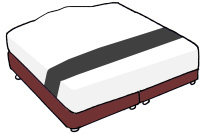 キングサイズやクイーンサイズ、キングサイズのベッド　カリフォルニアキングサイズ 大きなベッド　 別注 特注