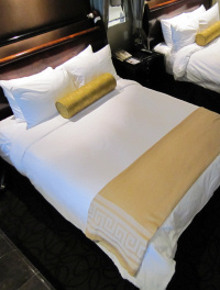 デュベスタイル　デュベカバー　ホテルのベッドカバーです
