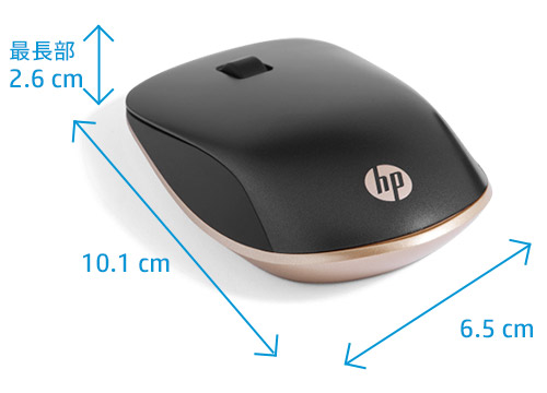 HP 410 Slim Bluetooth マウス Black x Gold
