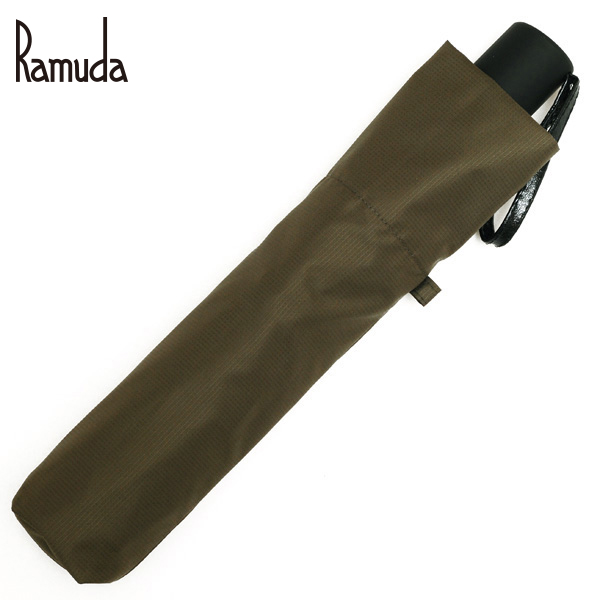 Ramuda パラシュートに利用される生地で作った安全自動開閉折り畳み傘 (カーキ)