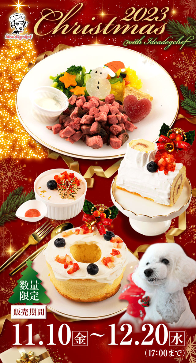 犬用クリスマスご飯ケーキ