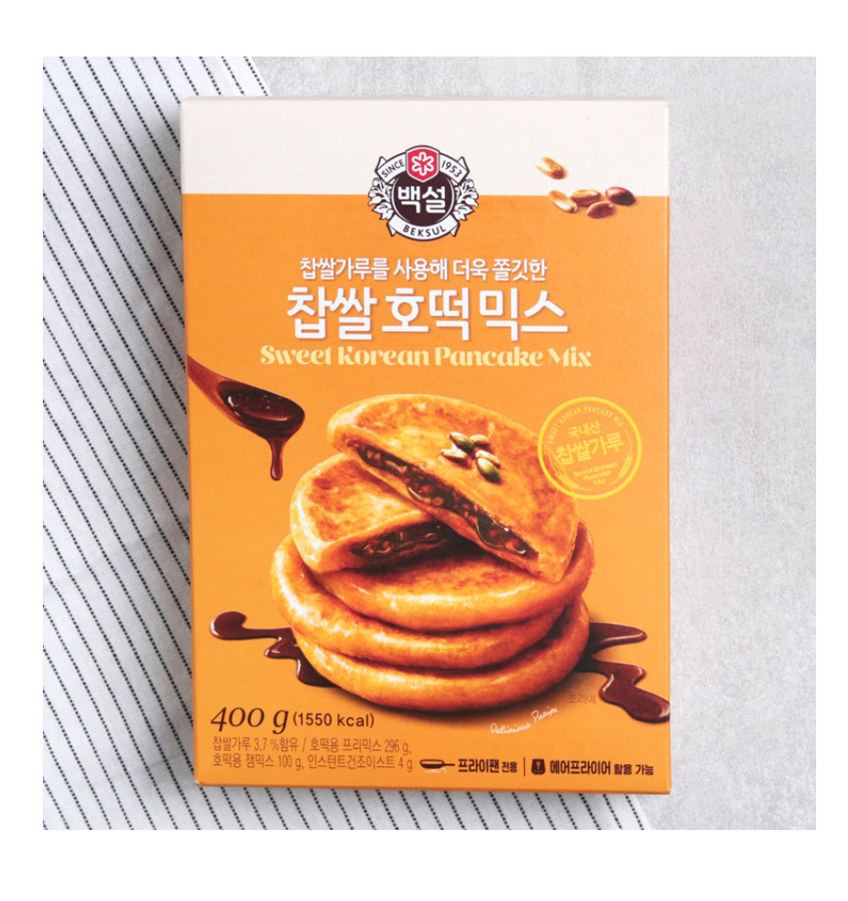 CJ 白雪 餅米ホットクミックス 韓国式ホットケーキミックス