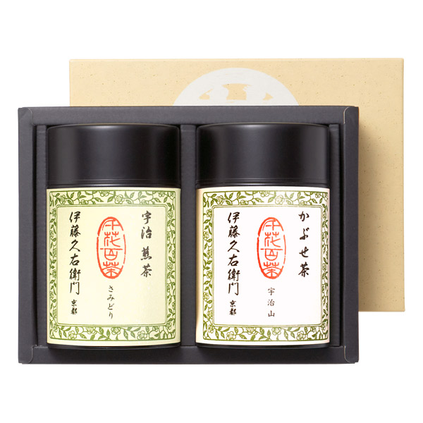 化粧箱 缶入りギフト【宇治煎茶･宇治かぶせ茶】