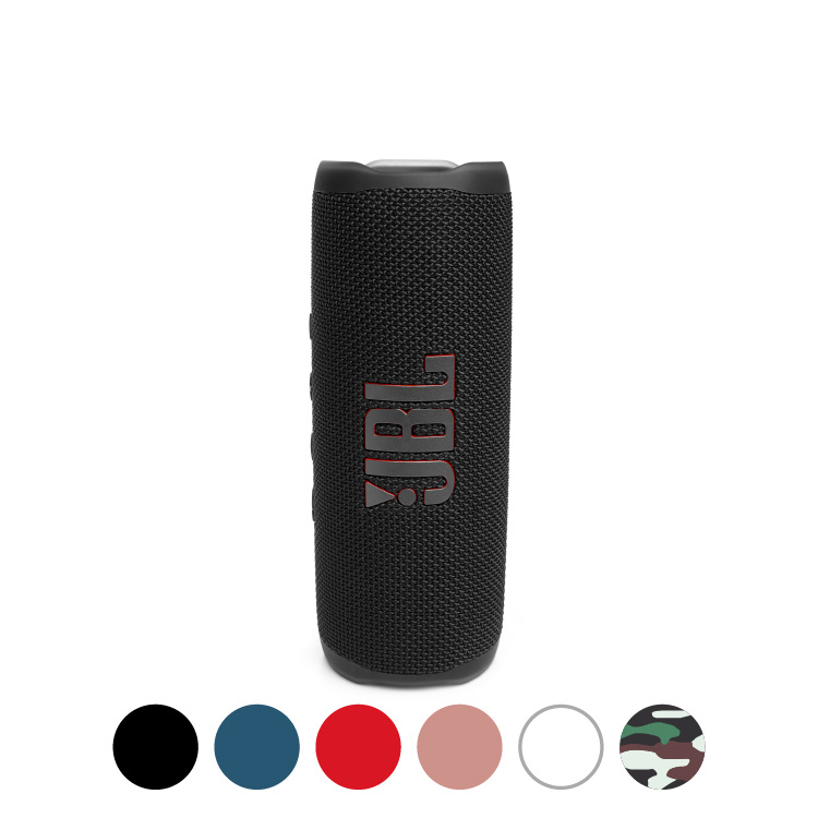 JBL FLIP 6 - Black Matte - Portable Waterproof Speaker - Hero