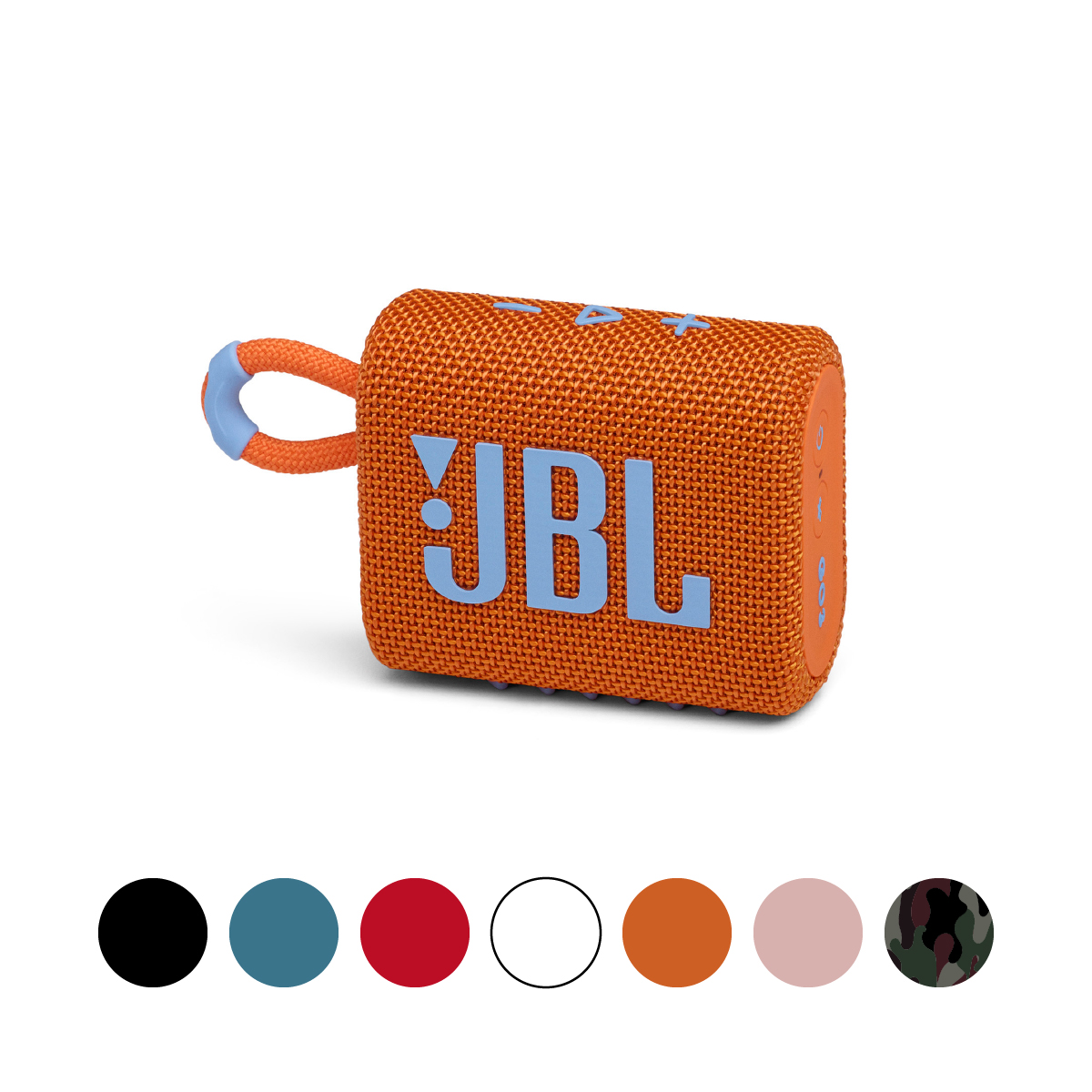JBL GO 3 - Red - Portable Waterproof Speaker - Hero