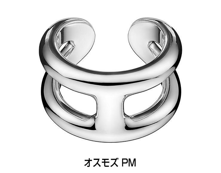 【楽天市場】エルメス HERMES リング 指輪 オスモズ PM サイズ52 (日本サイズ12号) シルバー 新品 Bague Osmose