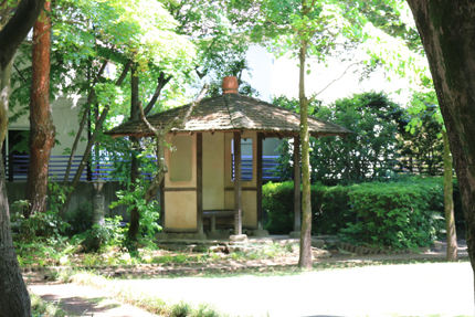 山本有三記念館　南側の庭
