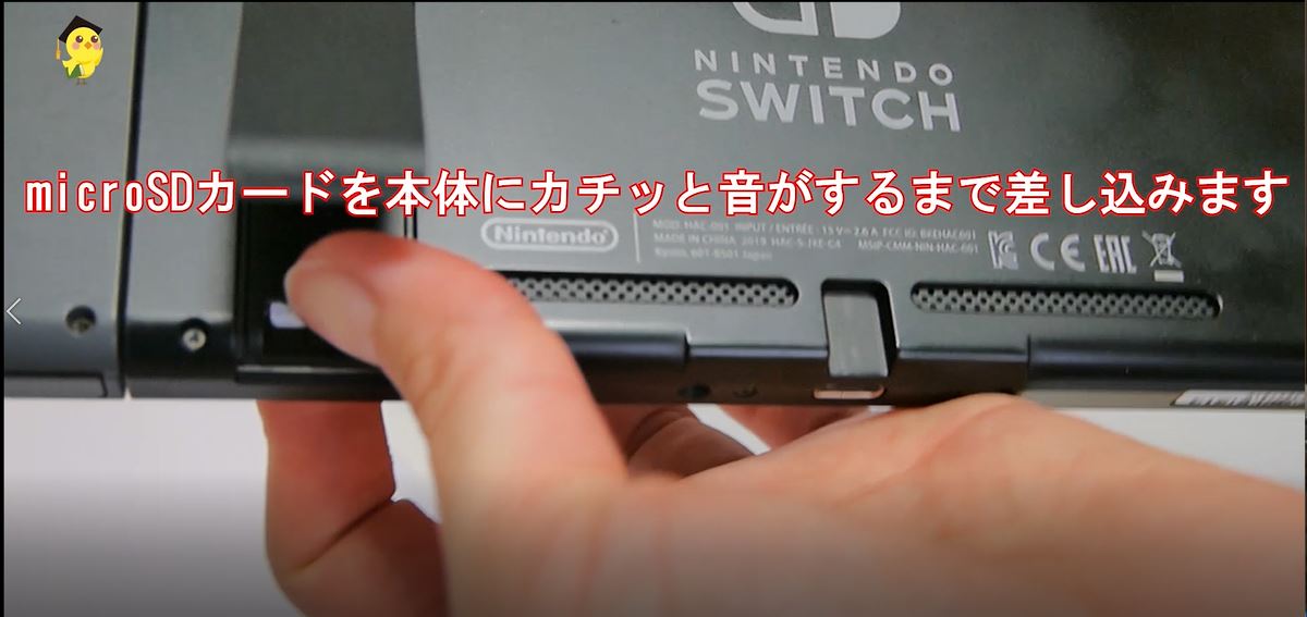 Switch microSDカードの設定