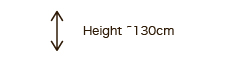 Height ~130cm