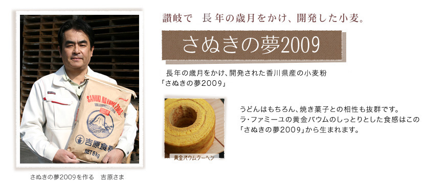 香川県産小麦粉さぬきの夢2000