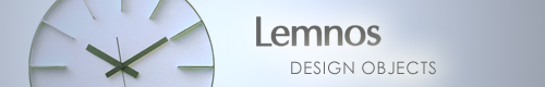 インテリアクロック　LEMNOS　-DESIGN　OBJECTS-