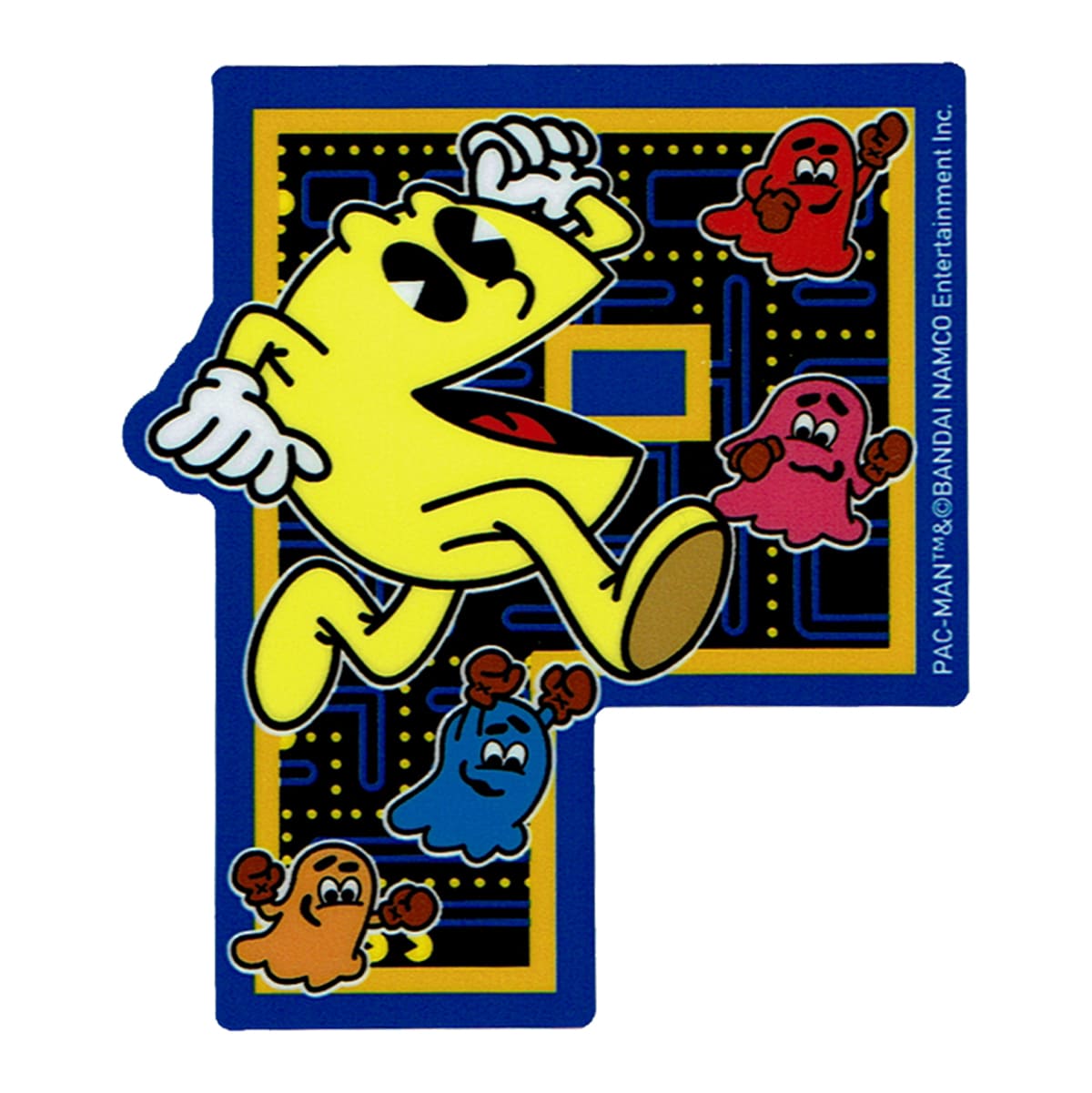 楽天市場 ステッカー シール おしゃれ カワイイ パックマン イエロー レトロ イラスト ダイカット ゲーム キャラクター Pac Man ライセンス商品 Lcs1066 カスタマイズ オリジナル Sss ワッペン通販 ワッペンストア