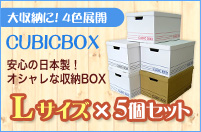 CUBICBOX Lサイズ×5個セット