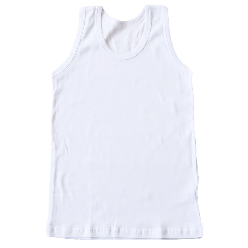 scl403 男児ランニングシャツ ホワイト