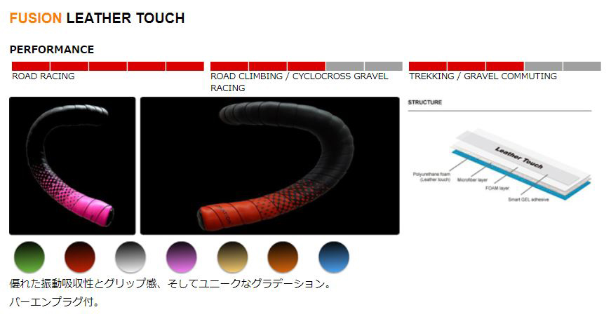 市場】CICLOVATION(シクロベーション) Leather Touch Amazing Chameleon Violet Purple  バーテープ : クラウンギアーズ市場店