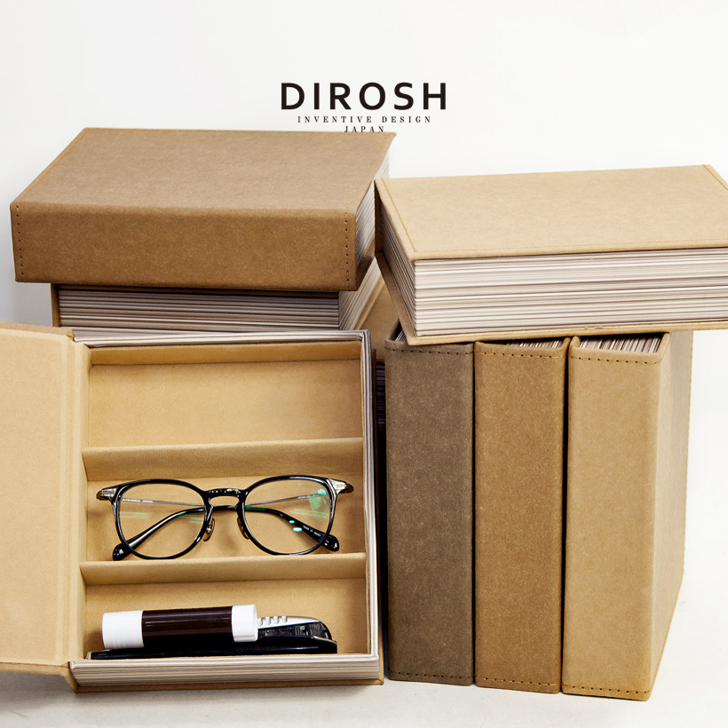 DIROSH メガネ コレクション ケース メガネケース ３本収納 小物入れ 収納 ディロッシュ