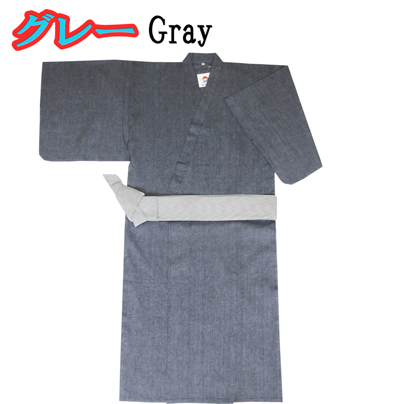 男性用の浴衣、総かすりの無地タイプ、Yukata for men, plain type with full kasuri