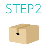 STEP2｜買取商品と必要書類を梱包