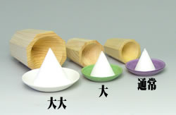 円錐盛り塩固め器の種類