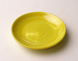 黄色皿