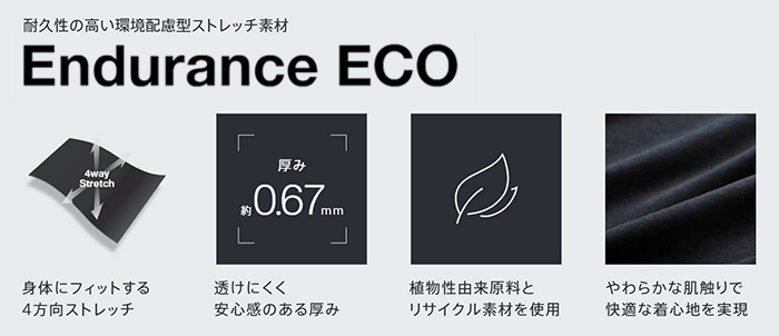 スピードの練習用競泳水着素材エンデュランスエコ(Endurance ECO)