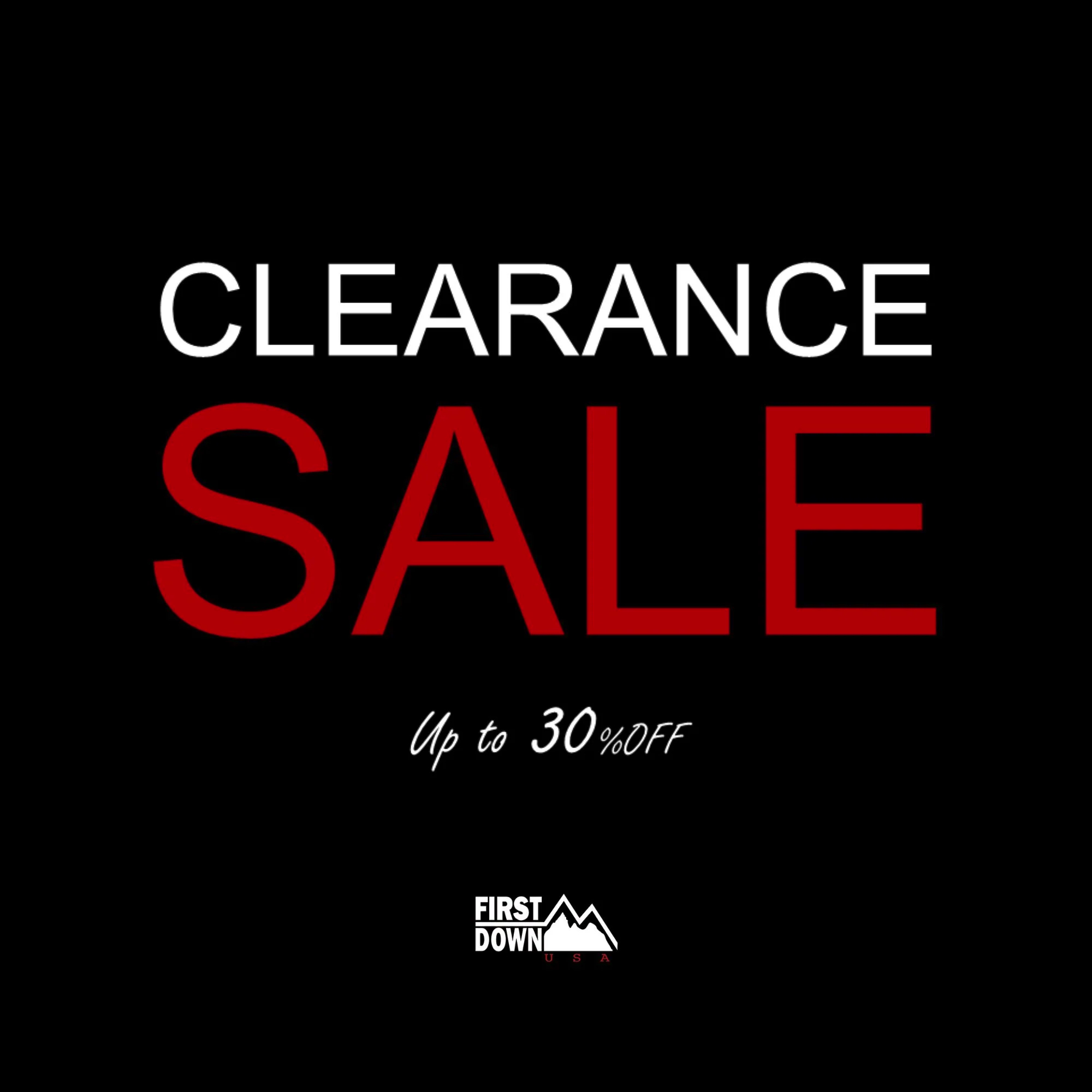FIRST DOWN USA　clearance SALE