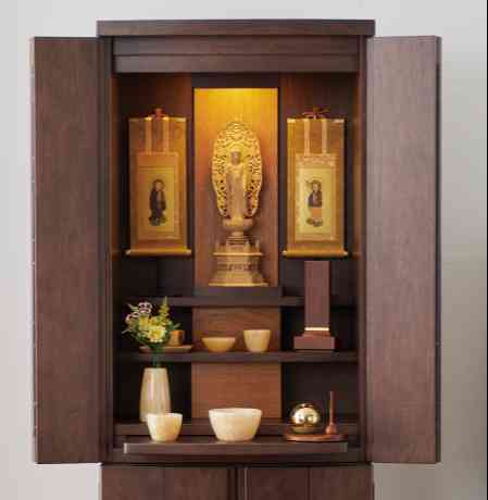 台付仏壇のお飾り例