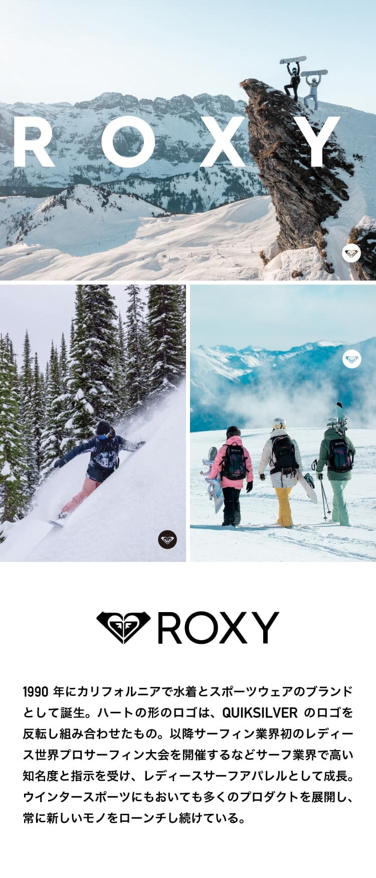 ROXYスキースノボーウェア上下セットアップ