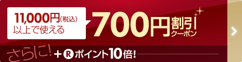700円割引クーポン ※11,000円以上＋P10倍