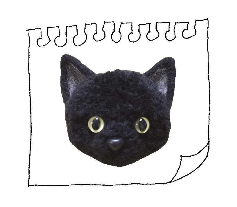 黒猫ぽんぽんフロント