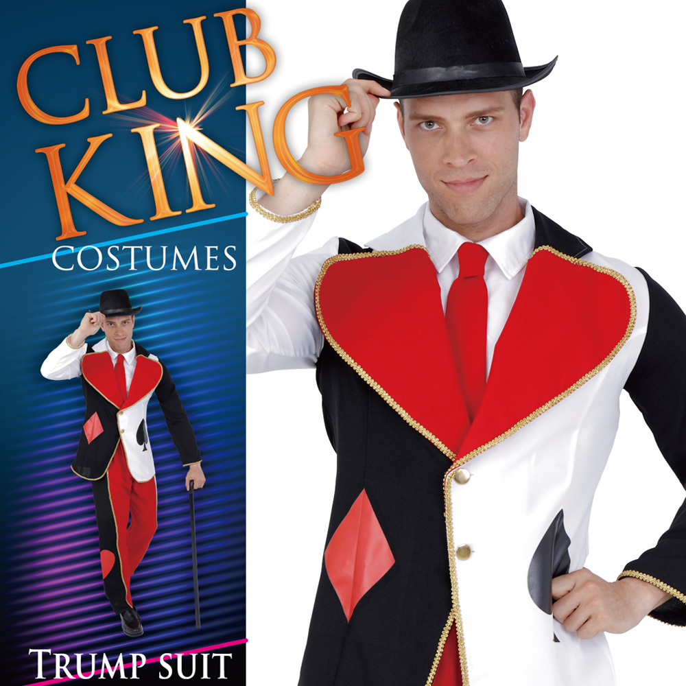楽天市場】コスプレ 仮装 CLUB KING Trump suit(トランプスーツ