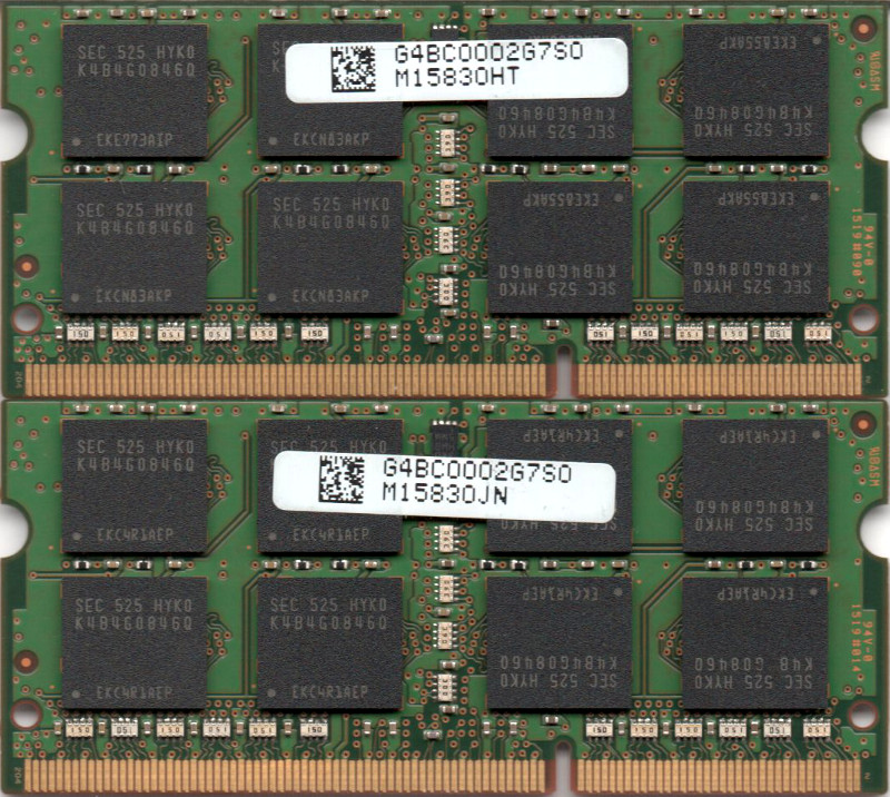 楽天市場】【ポイント2倍】SAMSUNG PC3L-12800S (DDR3L-1600) 8GB x 2枚組み 合計16GB SO-DIMM  204pin ノートパソコン用メモリ 低電圧(1.35v) 両面実装 (2Rx8)の2枚組 動作保証品【中古】 : 電子部品商会