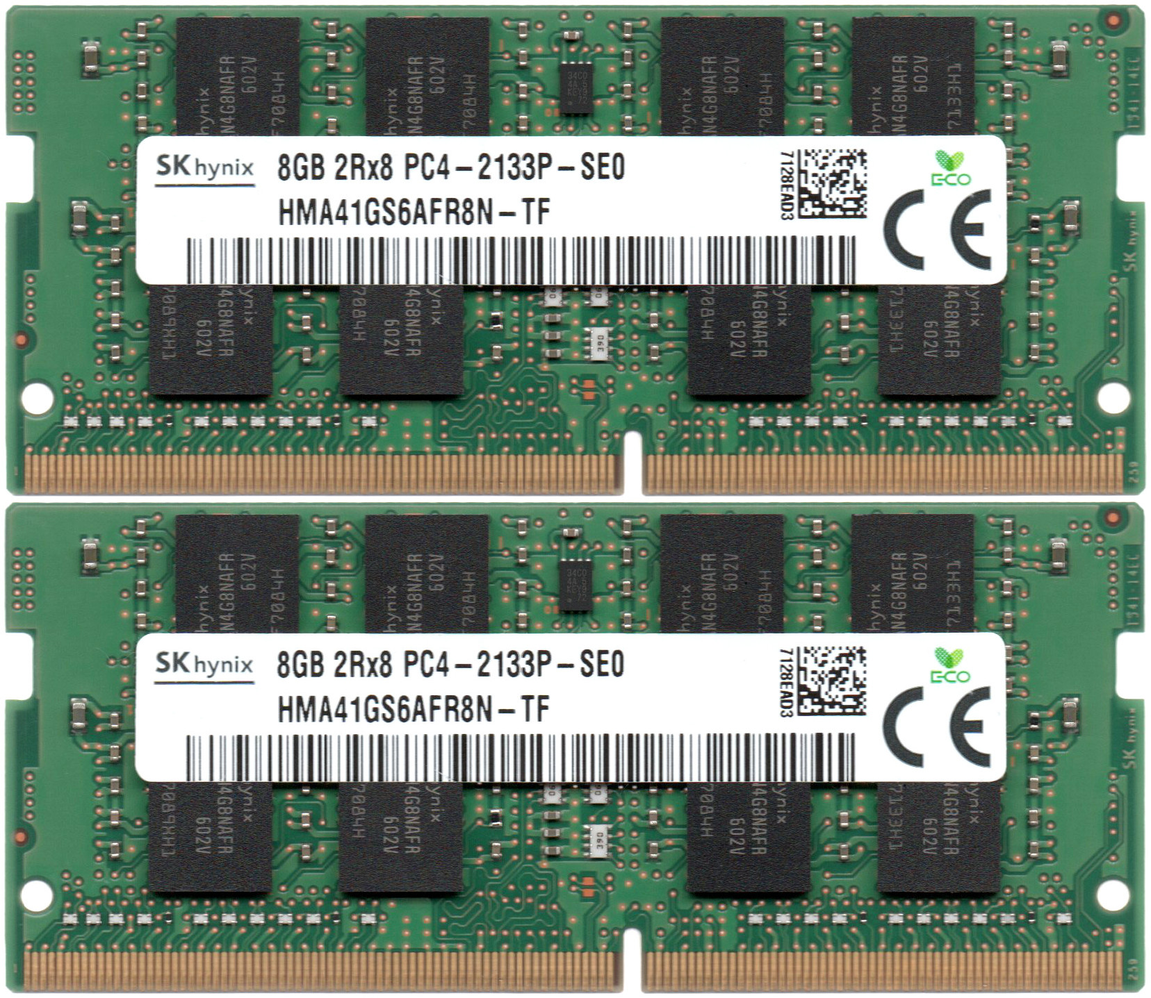 【ポイント2倍】SK hynix PC4-17000S (DDR4-2133) 8GB x 2枚 合計16GB SO-DIMM 260pin  ノートパソコン用メモリ 両面実装 (2Rx8)の2枚組 動作保証品【中古】 | 電子部品商会
